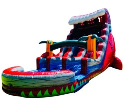 2220foot20Red20Mountain 1768246276 2 22' Red Tsunami Dual Lane Slide (Wet add $50)