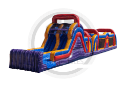 60 Foot Marble Mania Obstacle Course Wet