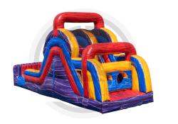 Marble20Slide206 1769092044 1 14 Foot Marble Dual Lane Slide Dry