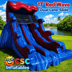17 Foot Rockin Rapids Dual Lane Slide Dry