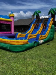 Tropical202 1770753389 1 15 Foot Tropical Wave Slide Wet